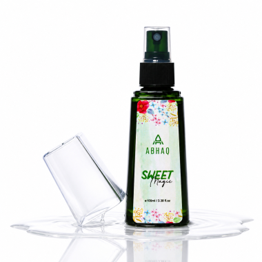 Sweet Magic Body Mist by Abhaq Fragrance — vanilla rose and amber aquatic body spray
